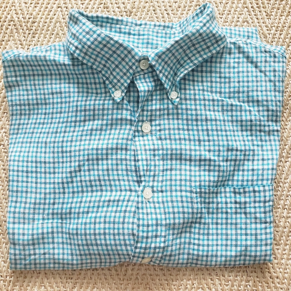 Brooks Brothers SLIM FIT  Linen Button-Down Shirt